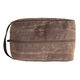 Personalized Waxed Canvas Shoe Bag Image 4 of 4